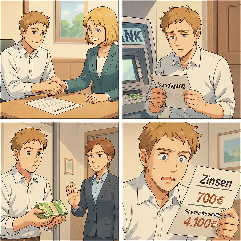 Inkasso Zinsen Schuldenplan