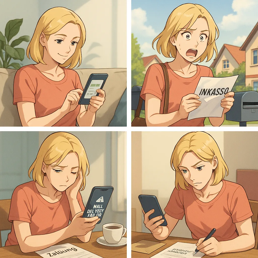 Rechnung nicht erhalten Inkasso