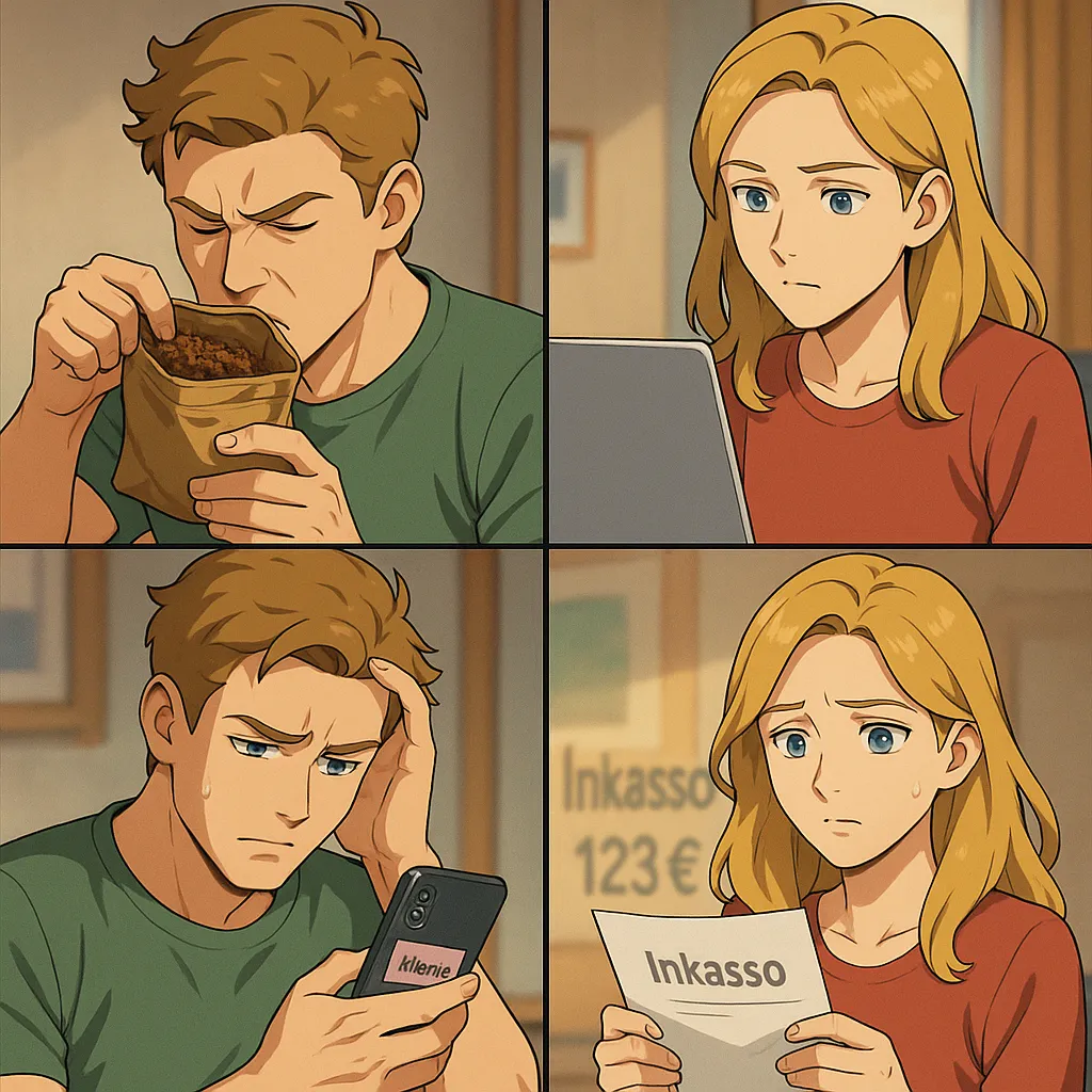 Tabak Schimmel Rücksendung